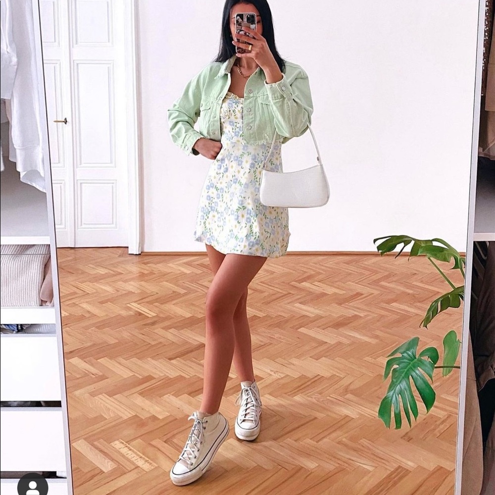 Zara floral satin dress bloggers fav - Picture 11 of 16